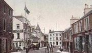 Blairgowrie with the hotel on left hand side flying flag